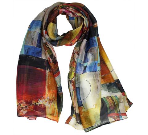 Scarves for women | designer silk scarf | Wool Scarf | neck scarves  Luxury Silk scarves  - Image 3
