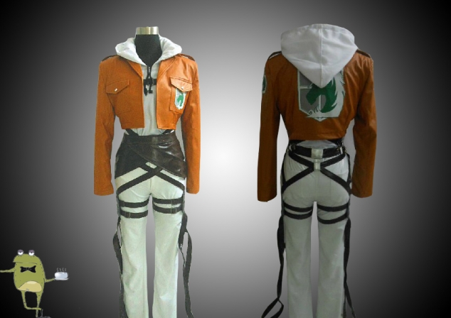 Shingeki no Kyojin Annie Leonhardt Cosplay Costume + Wig