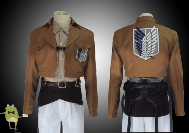 Shingeki no Kyojin Sasha Braus Cosplay Costume + Wig