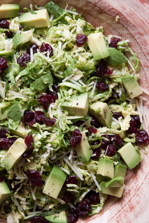 Shredded Brussels Sprouts Salad