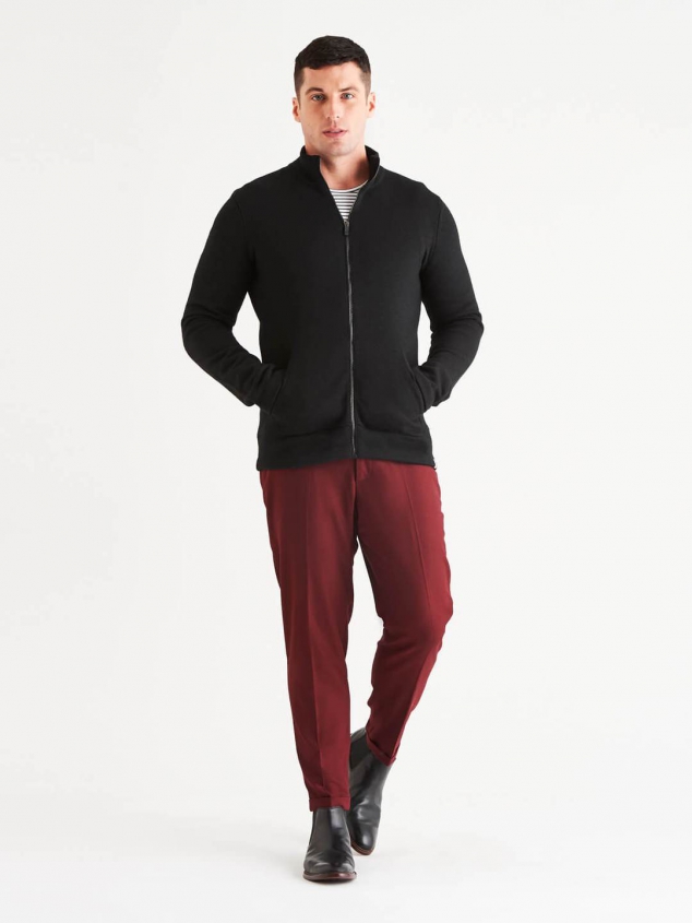 Sidney LuxCore Cashmere Zip Sweater - Image 2