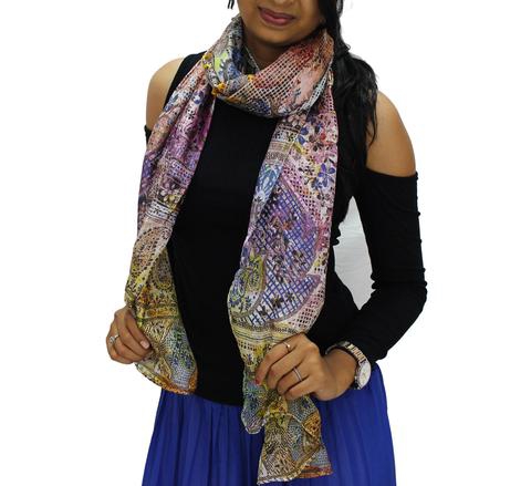 Silk scarves for women | Long scarves | Wool scarves | Modal scarves - Image 3