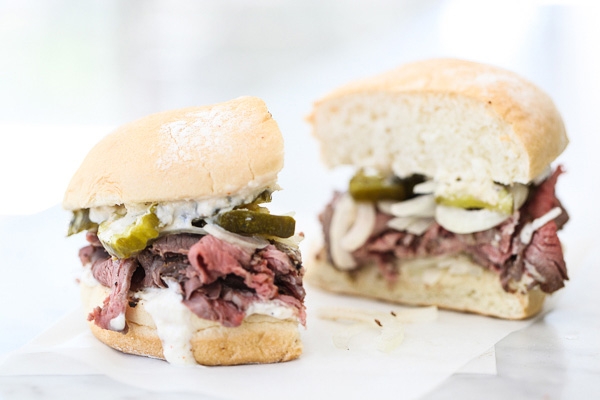 Sirloin Steak Sandwiches with Horseradish Sauce - Image 3