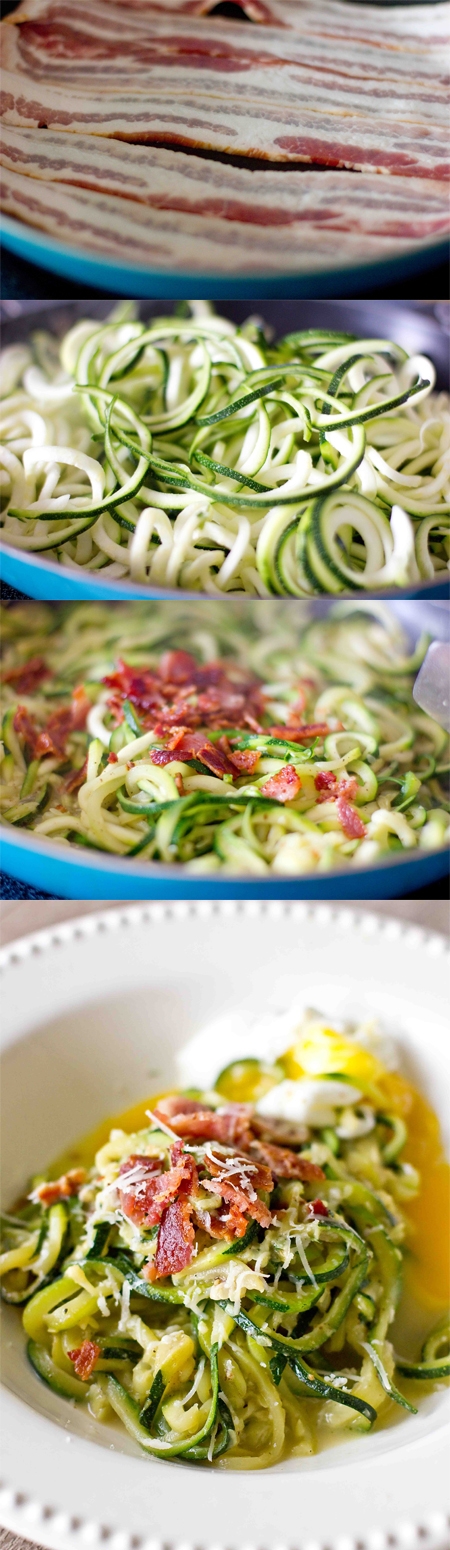 Spiralized Paleo Low Carb Carbonara - Image 3