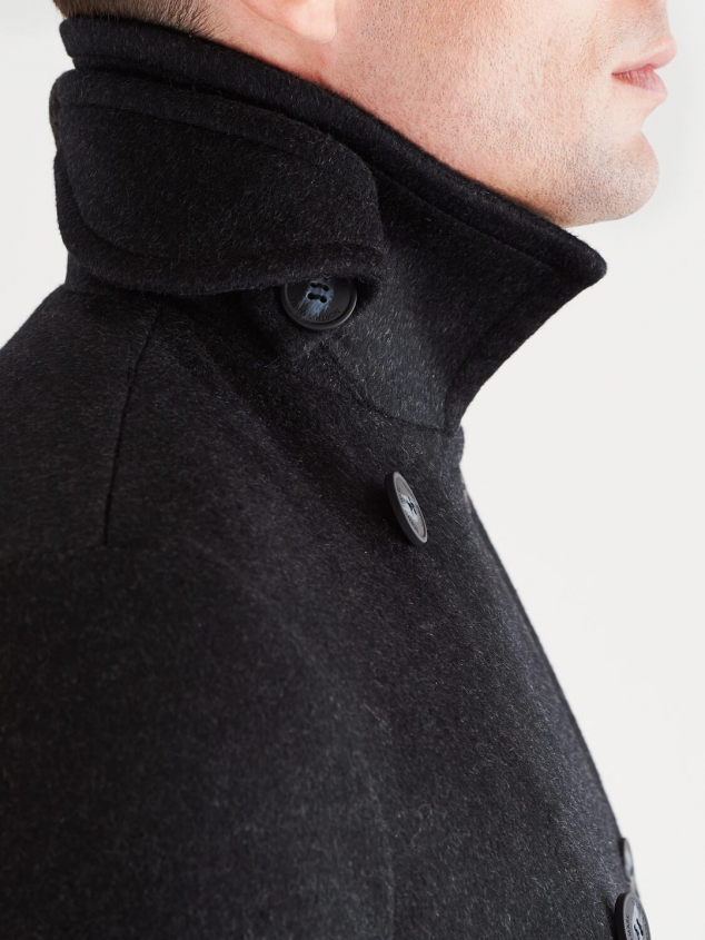 Stewart StormLux Wool Cashmere Peacoat - Image 3