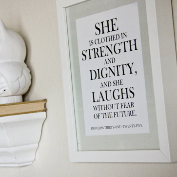 Strength and Dignity 