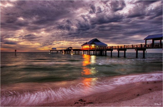 Sunset at Pier 60 on Clearwater Beach