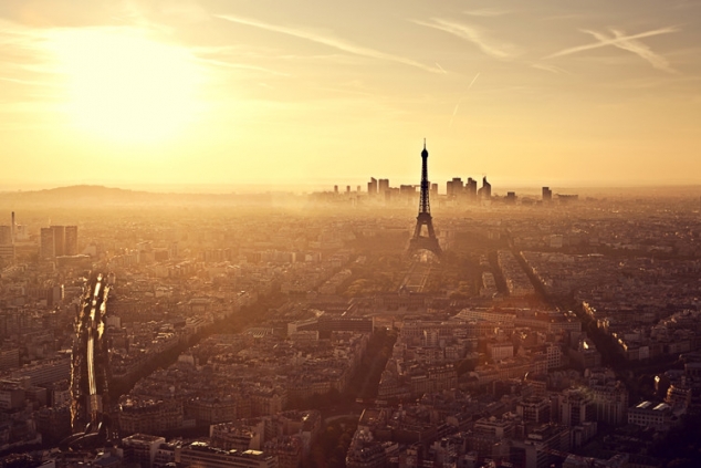 Sunset in Paris from the Tour Montparnasse by Jinna van Ringen