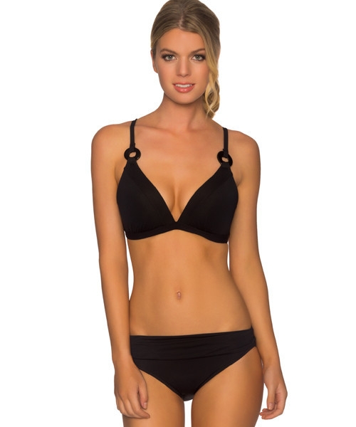 Sunsets Separates Black - Molded Cup Tankini Top - Image 3