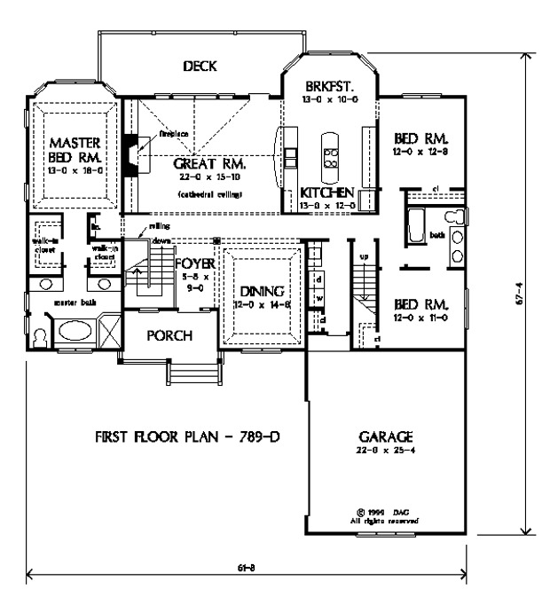 The Dakota Home Plan by Donald Gardner  - Image 3