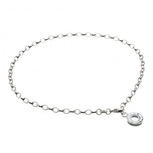 Thomas Sabo Silver Ankle Chain Charm Carrier Anklet 