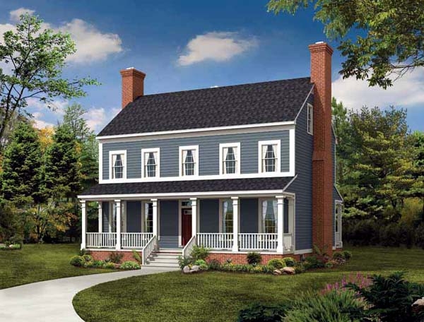 Three Bedroom Country House Plan