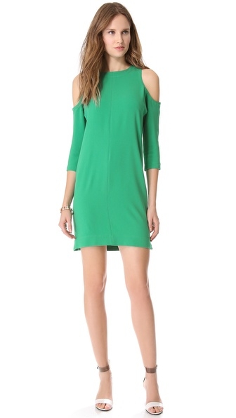 Tibi - Cutout Shoulder Dress 