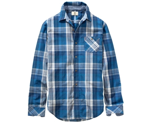 Timberland Men's Allendale River Indigo Plaid Shirt