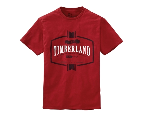 Timberland Men's Short Sleeve Arrow Print T-Shirt