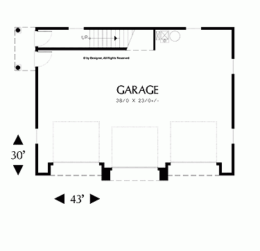 Traditionally styled 3 car garage with 2 bedroom in-law guest suite above [plan] - Image 2