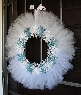 Tulle Christmas Wreath - Image 2