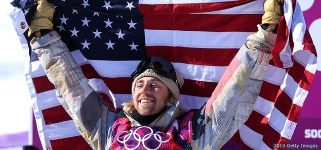 USA's Sage Kotsenburg wins Olympic Gold in men's slopestyle snowboarding