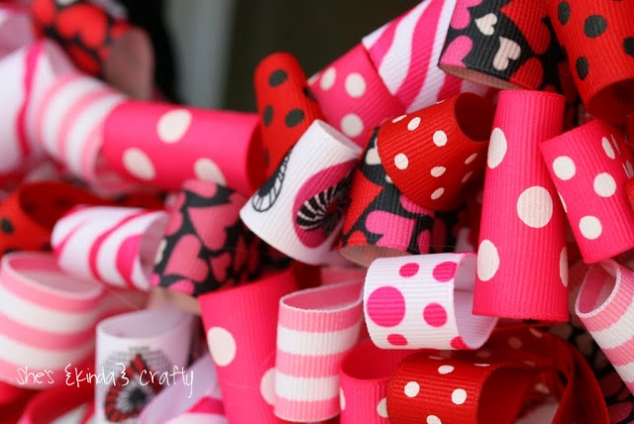 Valentine {Ribbon} Wreath - Image 2