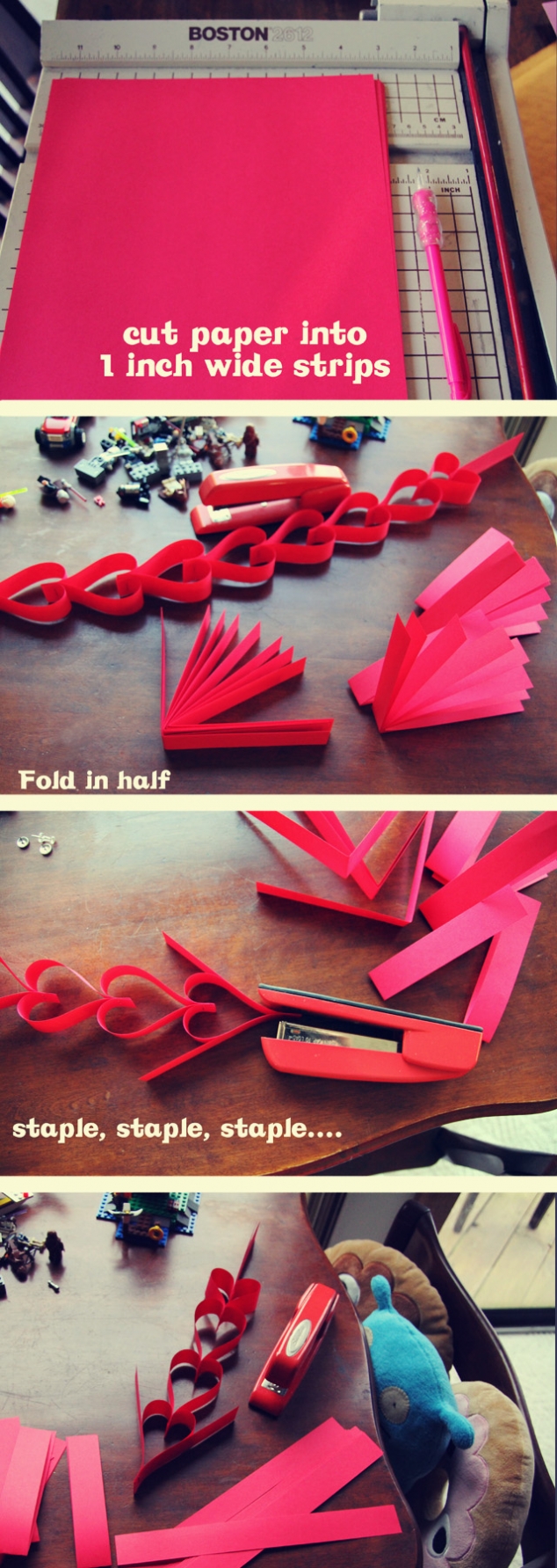 Valentine's Day Paper Heart Chain - Image 2