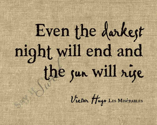 Victor Hugo Les Miserables Quote