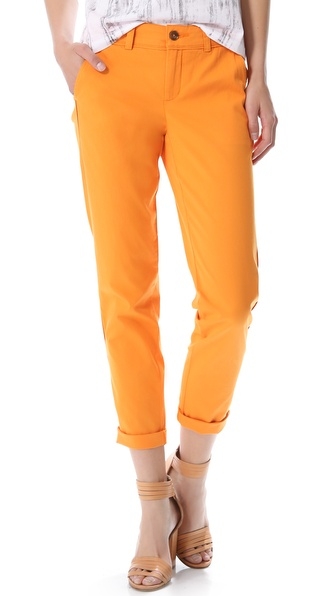 Vince - Boyfriend Piped Seam Trousers 