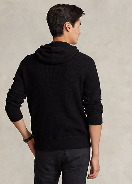 Washable Cashmere Hooded Sweater - Image 3