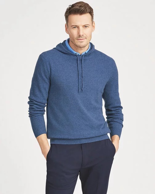 Washable Cashmere Hoodie