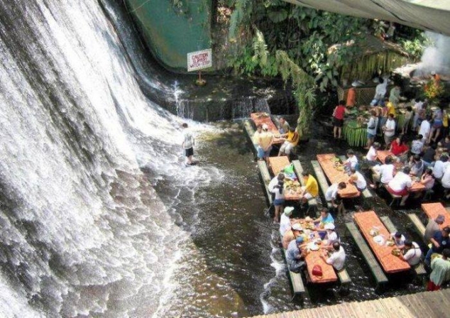 Waterfall restaurant