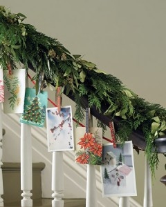Ways to Display Christmas Cards