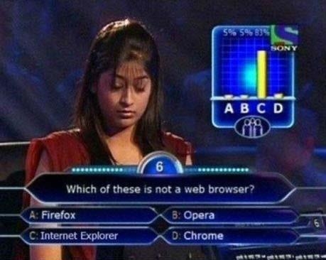 Web browser fail