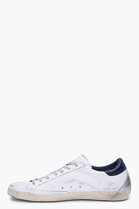 White Blue Super Star Sneakers - Image 2