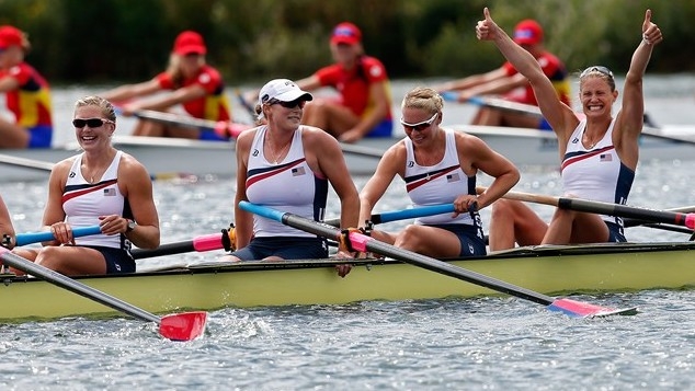 Women's Eight Rowing Team USA Wins Gold