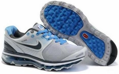 Womens Nike Air Max 2009 Grey Blue Shoes