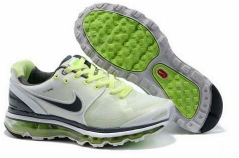 Womens Nike Air Max 2009 Grey Green Shoes