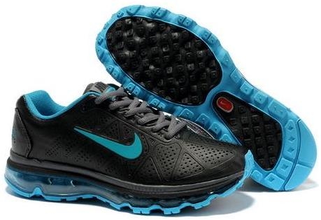 Womens Nike Air Max 2011 Blunt Black Sky Blue 456325042
