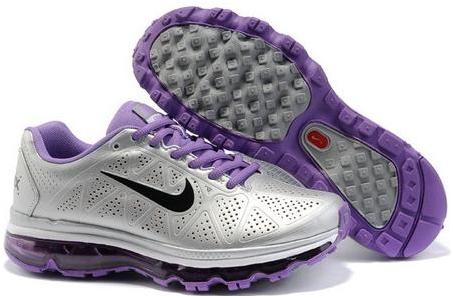 Womens Nike Air Max 2011 Blunt Silver Purple 456325005