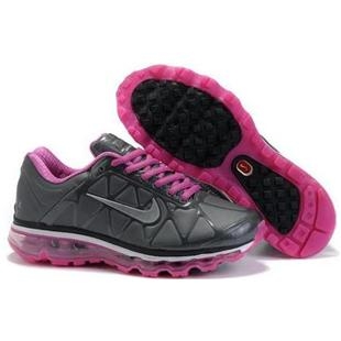 Womens Nike Air Max 2011 Leather Black Purple 429889016