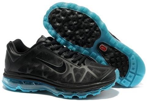 Womens Nike Air Max 2011 Mesh Black Light Blue 429890040