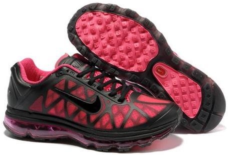 Womens Nike Air Max 2011 Mesh Black Light Red 429890065