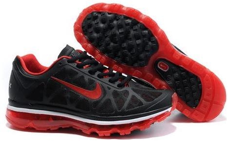 Womens Nike Air Max 2011 Mesh Black Red White 429889015