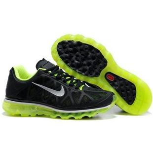 Womens Nike Air Max 2011 Mesh Black White green 429889007