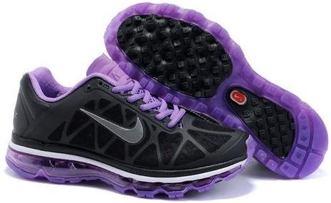 Womens Nike Air Max 2011 Mesh Black White Purple 429890005