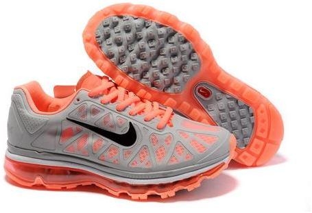 Womens Nike Air Max 2011 Mesh Grey Orange Black 429889018
