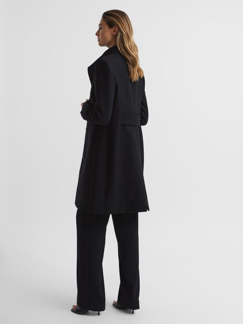 Wool-blend Mid Length Coat - Image 3