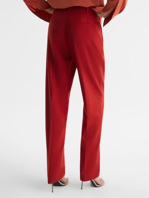 Wool Blend Tapered Trousers - Image 3