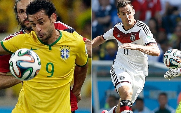 World Cup Semifinal: Brazil vs Germany today at 4PM
