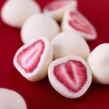 Yogurt covered strawberries