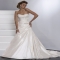 A-Line Teffeta Sleeveless Bridal Gown - My Wedding Dress
