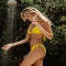 Beach Bunny Hard Summer Two Piece Bikini in Yellow